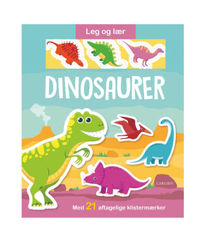 Bog med klistermærker - Dinosaurer