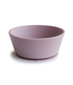 Silikone skål med sugekop - Soft lilac.