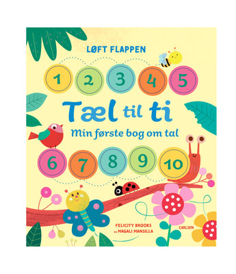 Børnebog - Tæl til ti - min første bog om tal.