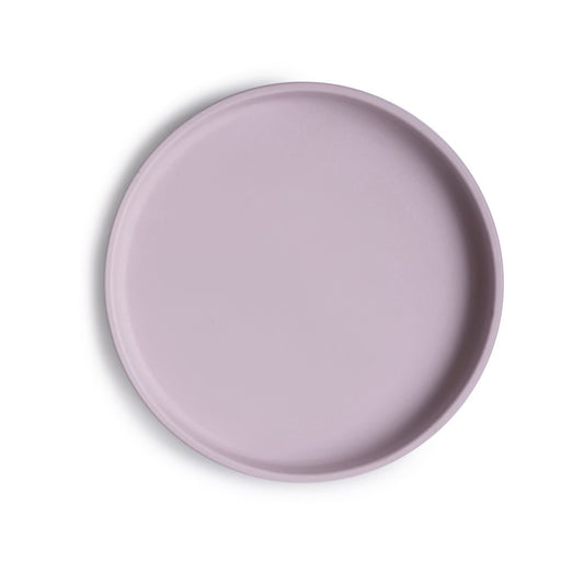 Mushie silikone tallerken - soft lilac